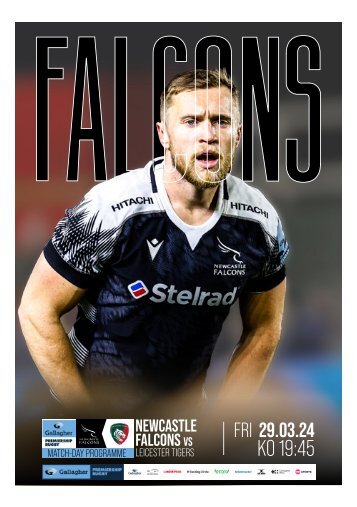 Newcastle Falcons vs Leicester Tigers Programme