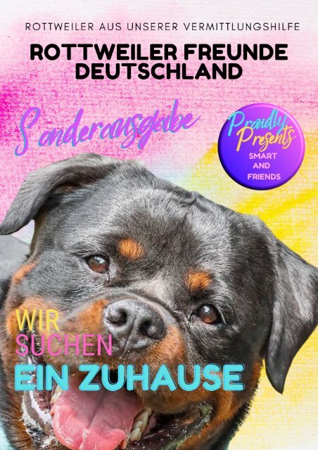Rottweiler Spezial -Hunde der Vermittlungshilfe der Rottweiler Freunde Deutschland