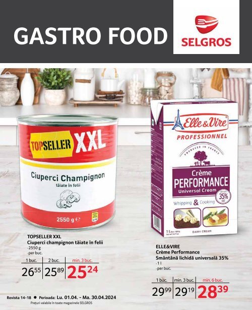 14-18 Gastro Food 01.04 -30.04