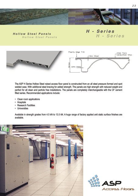 Product Guide - ASP Access Floors