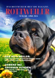 Rottweiler  - Das Magazin Ausgabe April 2024 