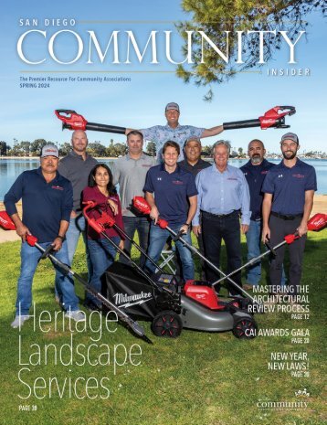 San Diego Community Insider Magazine Spring 2024