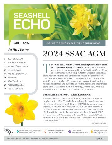 SSAC Echo | April 2024