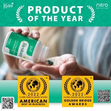 Ein heimischer Kräuterhelfer namens Restore  gewählt zum Produkt des Jahres 2022! Was hat dazu geführt?  Exclusiv von Kyäni Thüringen!