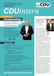 CDUintern Rottweil Ausgabe 2/2024