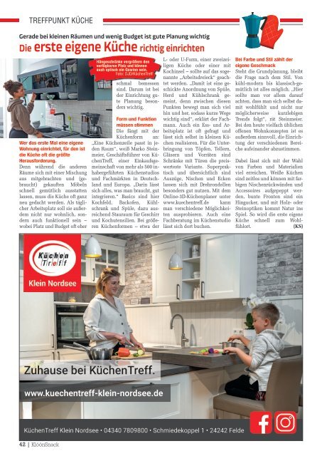 Holsteiner KlöönSNACK - Ausgabe Rendsburg / Mittelholstein - April 2024