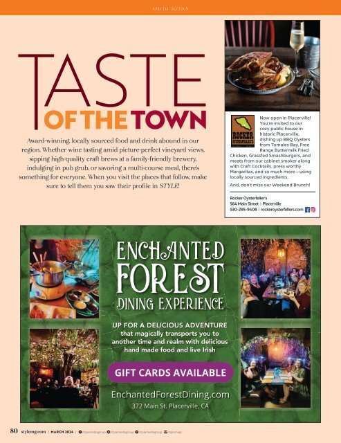 Taste of the Town Stand Alone - March 2024