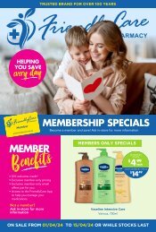 FriendlyCare Pharmacy April 2024 Catalogue