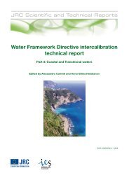 Water Framework Directive intercalibration technical report - JRC ...