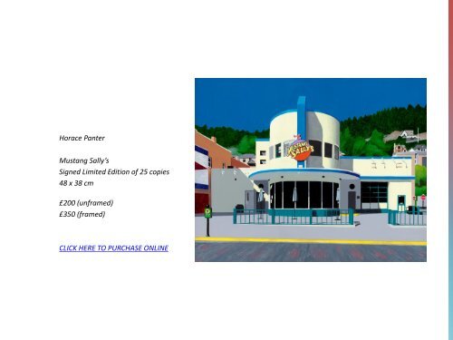 Horace Panter - Signed limited editions 2024