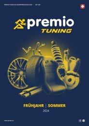 Premio Tuning Schweiz Katalog 2024 - deutsch