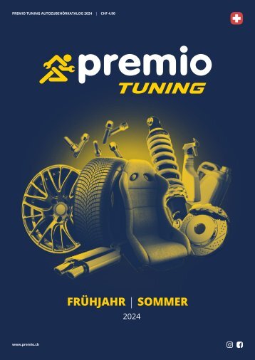 Premio Tuning Schweiz Katalog Frühjahr/Sommer 2024 - deutsch