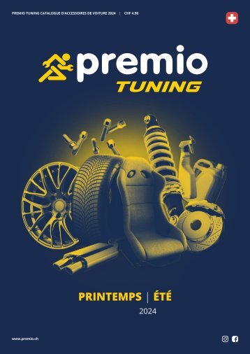 Premio Tuning Suisse Catalogue Printemps / Été 2024 - francais