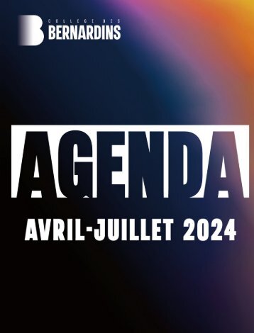 Agenda avril - juillet 2024