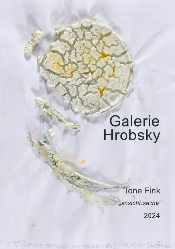 Tone FINK "ansicht.sache" - Ausstellung,  April 2024