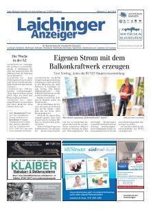 03.04.2024 Laichinger Anzeiger