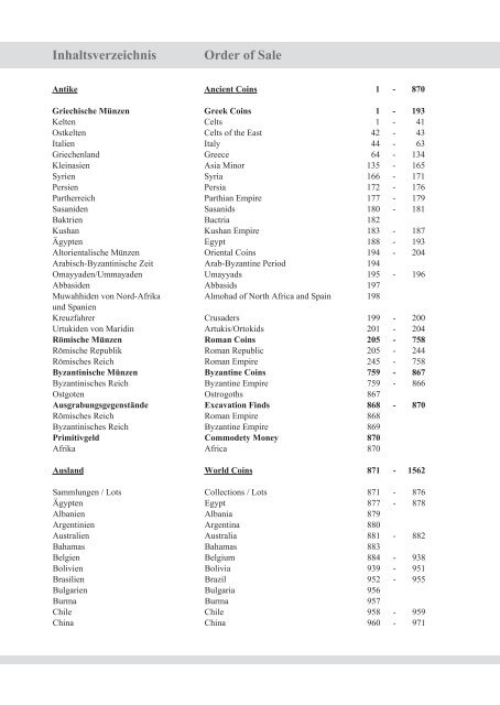 Auktionskatalog 106 Münzen und Medaillen
