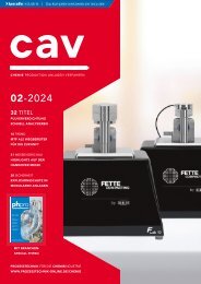 cav – Prozesstechnik für die Chemieindustrie 02.2024