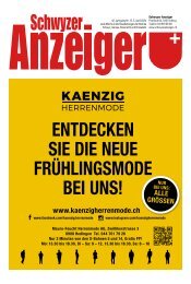 Schwyzer Anzeiger – Woche 14 – 5. April 2024