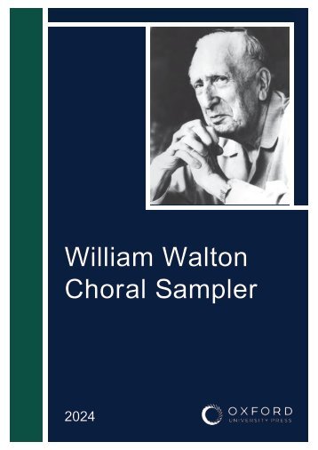 William Walton Choral Sampler