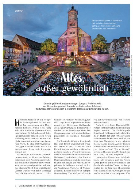 Willkommen in Heilbronn-Franken Ausgabe Frühling/Sommer 2024