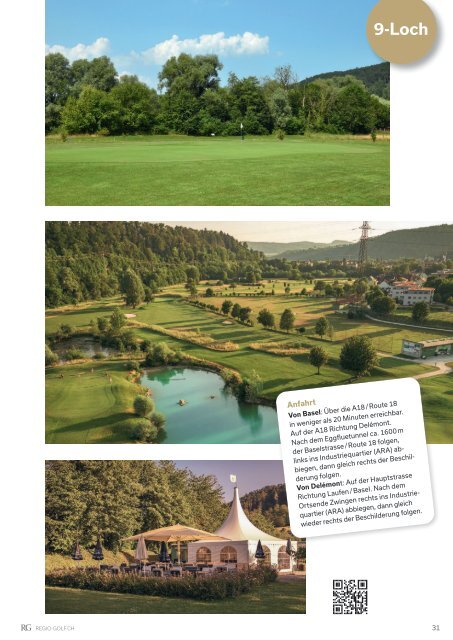 Regio Golf Jahrbuch 2024 - Golfen in der Region Dreiland