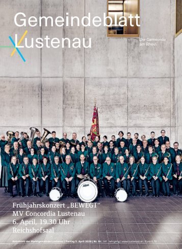 Gemeindeblatt Lustenau Nr. 14 | Freitag, 5. April 2024
