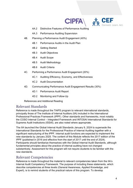 Module 4 - Introduction to Performance Audit_4A