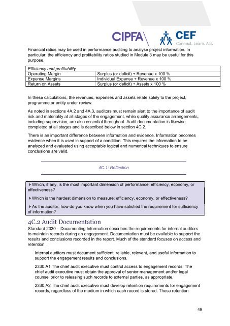 Module 4 - Introduction to Performance Audit_4C