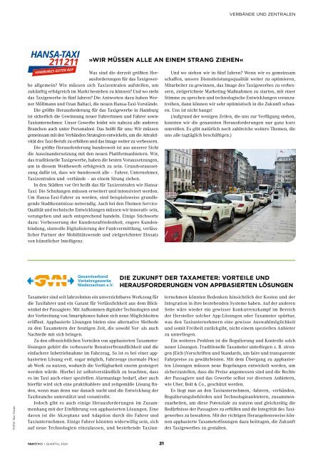 Taxi Times DACH - 1. Quartal 2024