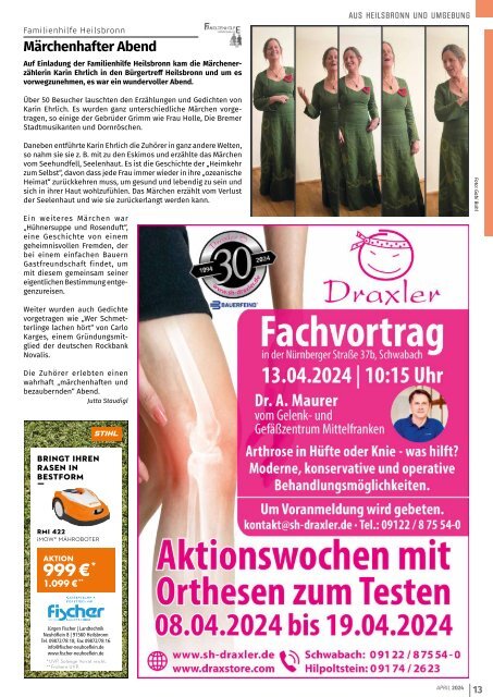 Monatsblatt Heilsbronn - April 2024