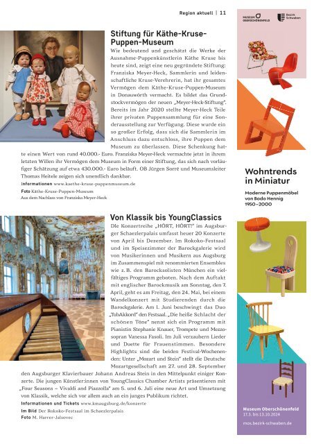 SchlossMagazin Augsburg+Umgebung April 2024