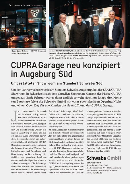 SchlossMagazin Augsburg+Umgebung April 2024