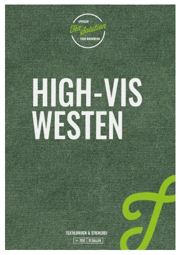Katalog High-Vis Westen