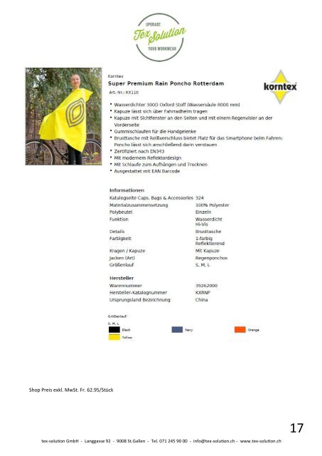 Katalog High-Vis Westen