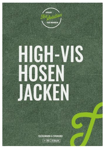 Katalog High-Vis Hosen & Jacken