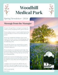 Woodhill Medical Park Spring Newsletter 2024