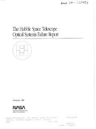 The Hubble Telescope Failure Rewrt - Space Sciences Laboratory