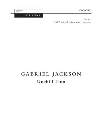 Gabriel Jackson Ruchill Linn