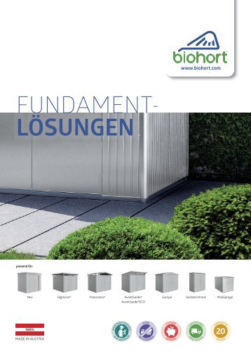 Biohort® Fundamentlösungen