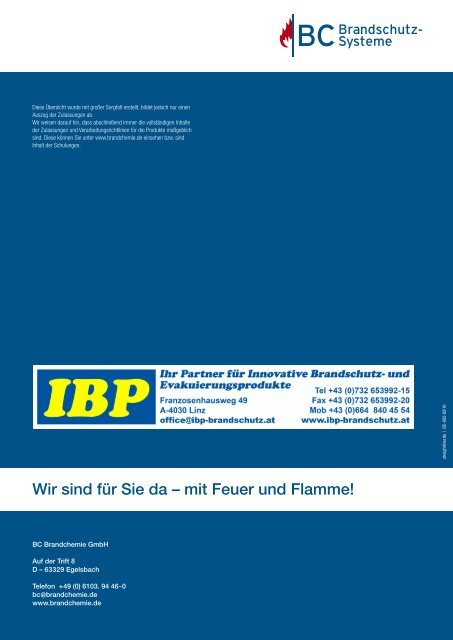 Systemübersicht - IBP Brandschutz