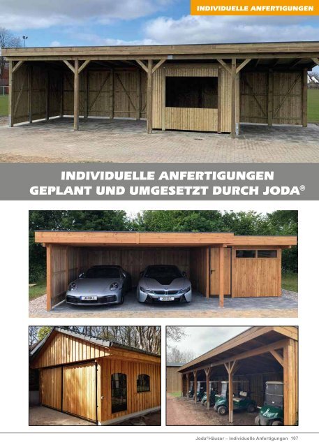 Carports & Gartenhäuser von Joda