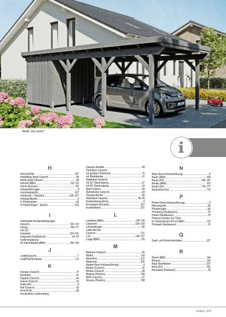 Carports & Gartenhäuser von Joda