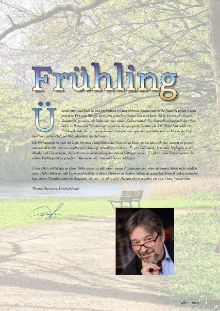 pfalz-magazin Frühling April-Mai 2024