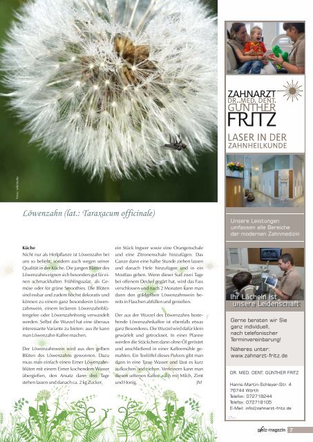 pfalz-magazin Frühling April-Mai 2024