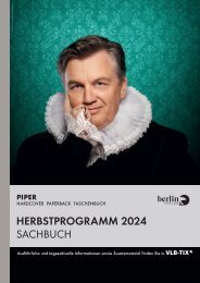 PIPER Sachbuch Vorschau Herbst 2024