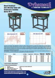 Dynemech Anti Vibration Tables