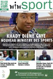 Journal wiwsport n379 - 08 avril 2024