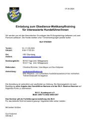 2.Einladung Obedience BLV Wettkampftraining für Hundeführer 10_11.08
