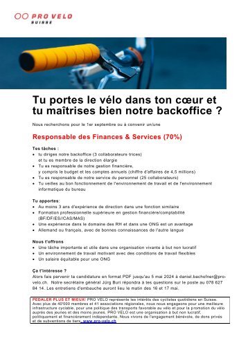 Offre emploi_Responsable_secteur